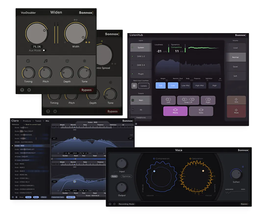 【サマーセール期間限定商品】Sonnox Toolbox Bundle (Claro, ListenHub, Voca, VoxDoubler)