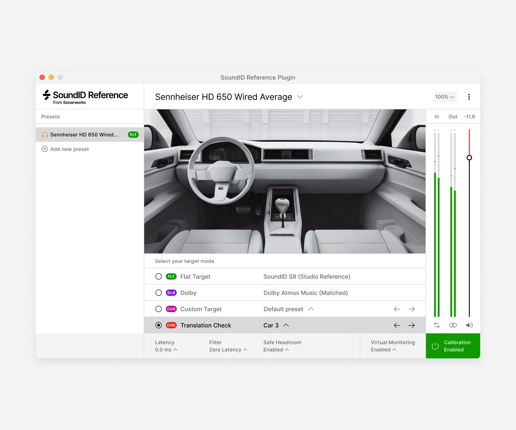 SoundID Reference Virtual Monitoring