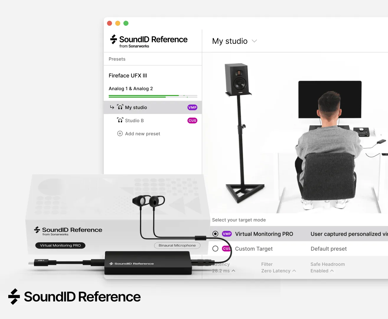 Upgrade from SoundID Reference to Virtual Monitoring PRO with Binaural Measurement Microphone (EREF)