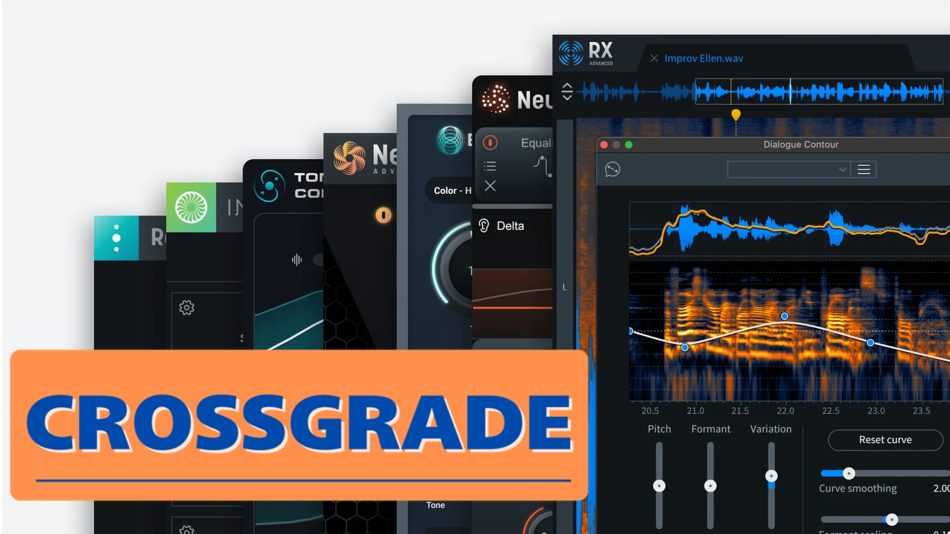 RX Post Production Suite 8.7: Crossgrade from any previous version of RX Standard