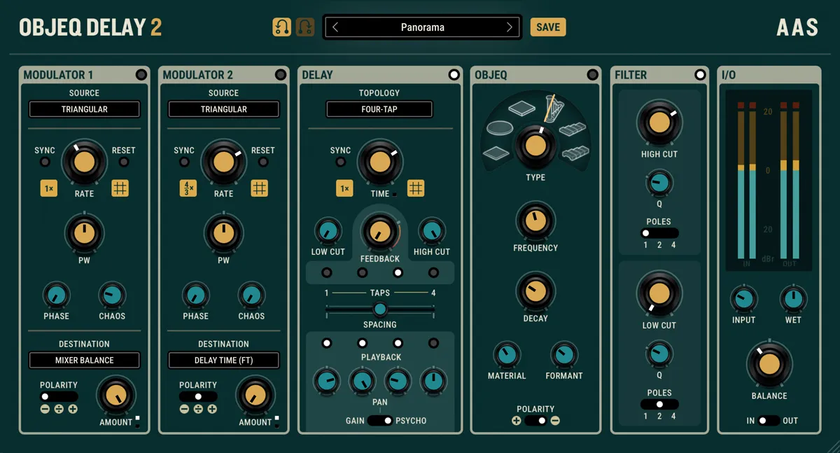 Objeq Delay 2 Upgade from OB1（Objeq Delayからのアップグレード版）