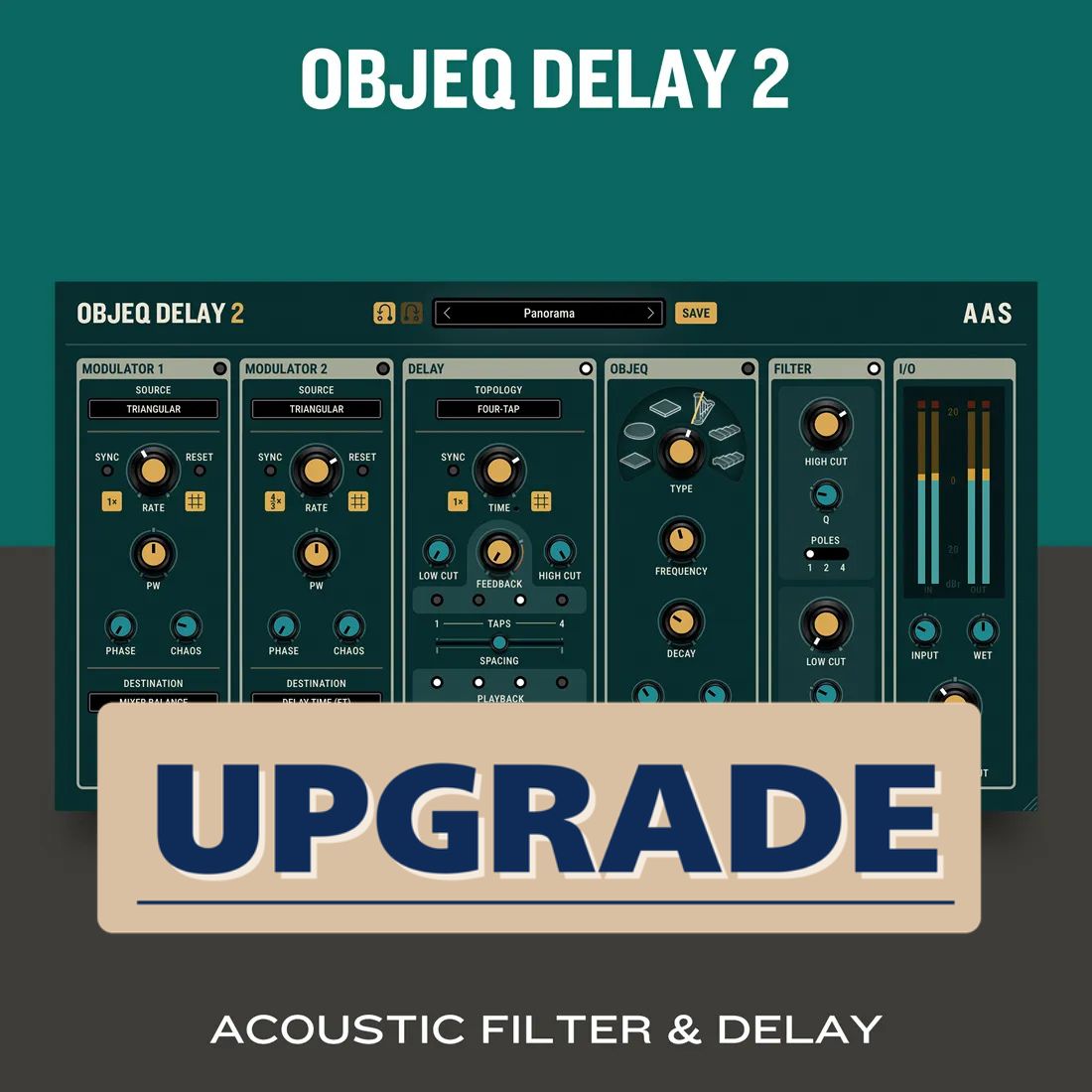 Objeq Delay 2 Upgade from OB1（Objeq Delayからのアップグレード版）