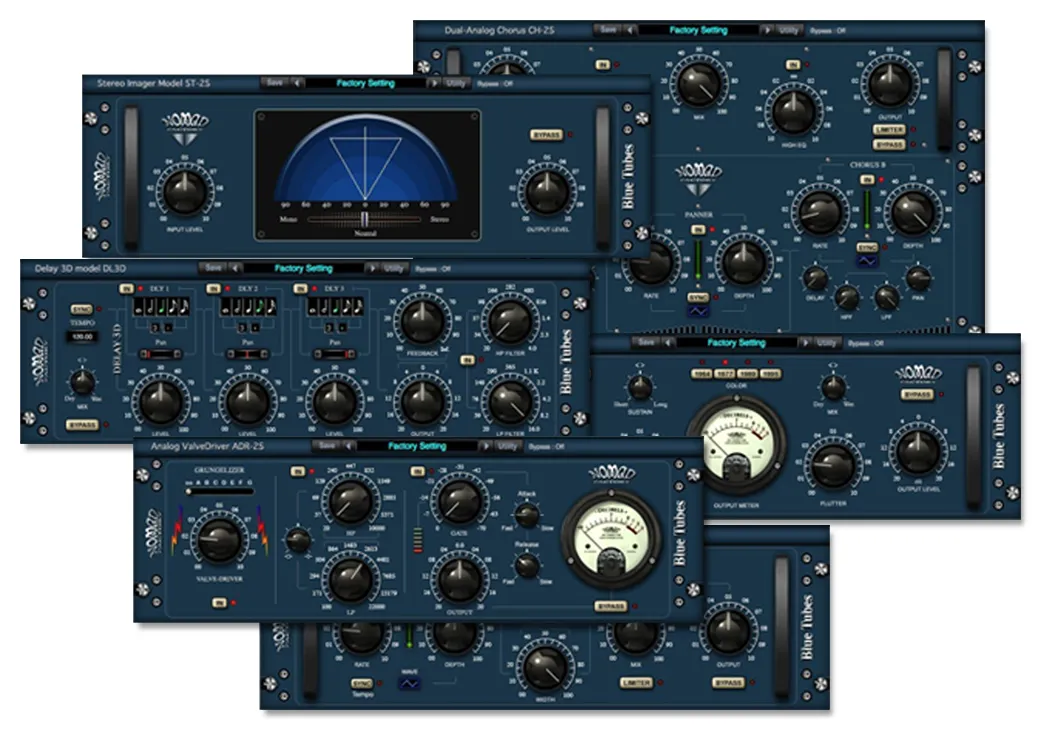 Blue Tubes Effects Pack