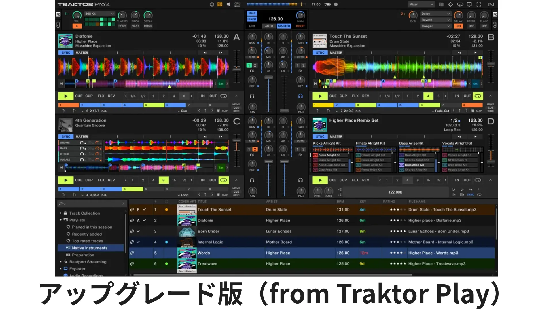 Traktor Pro 4 Upgrade from Traktor Play 