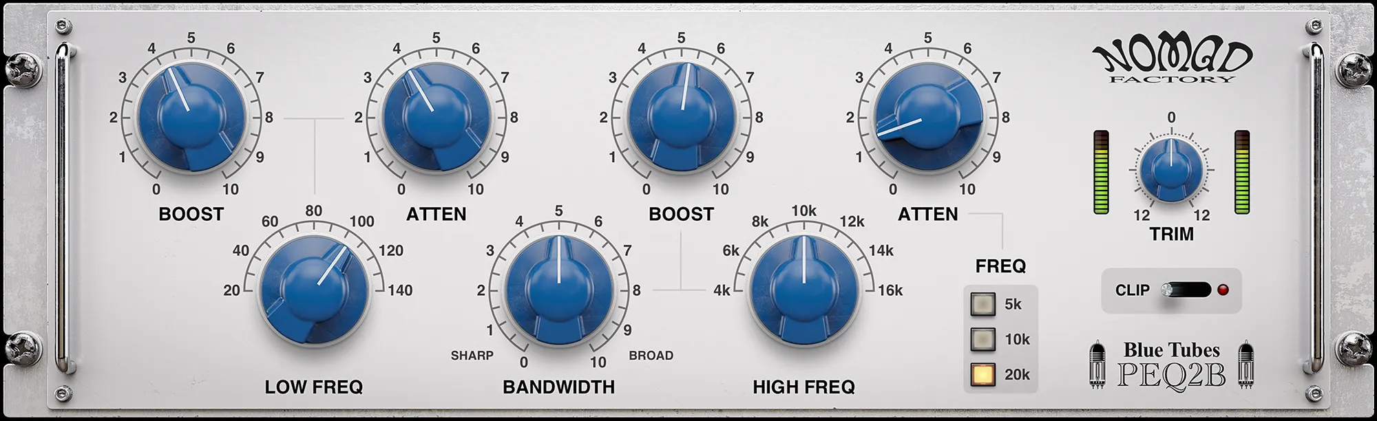 Blue Tubes Equalizer PEQ2B