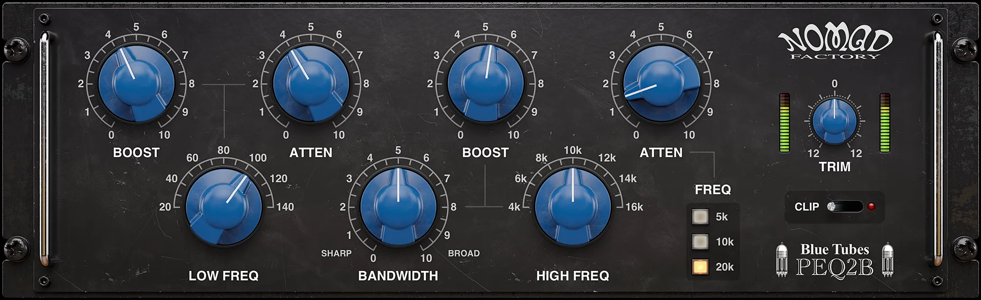 Blue Tubes Equalizer PEQ2B