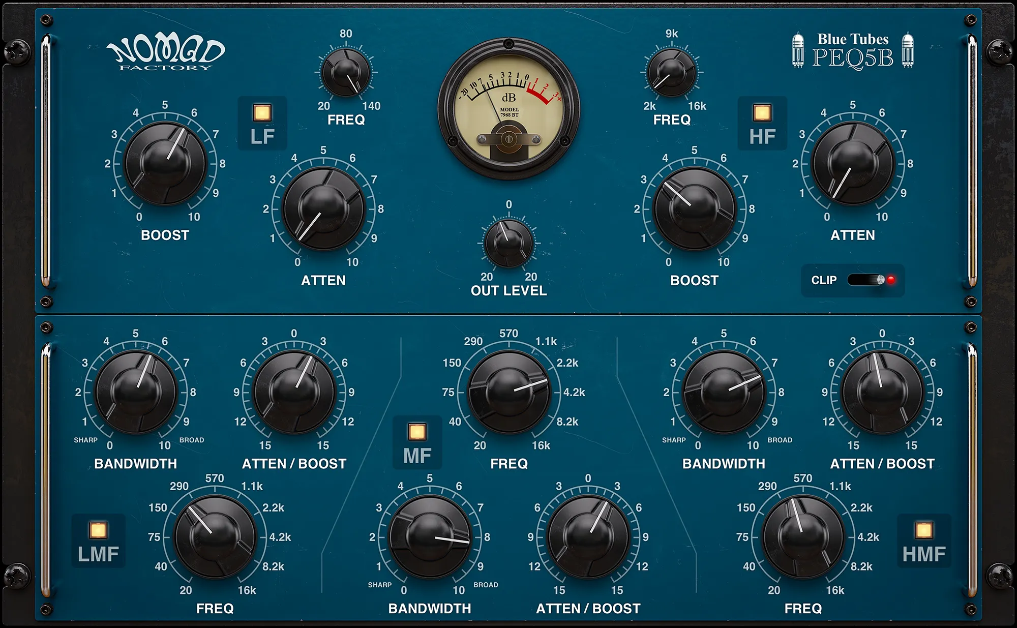 Blue Tubes Equalizer PEQ5B