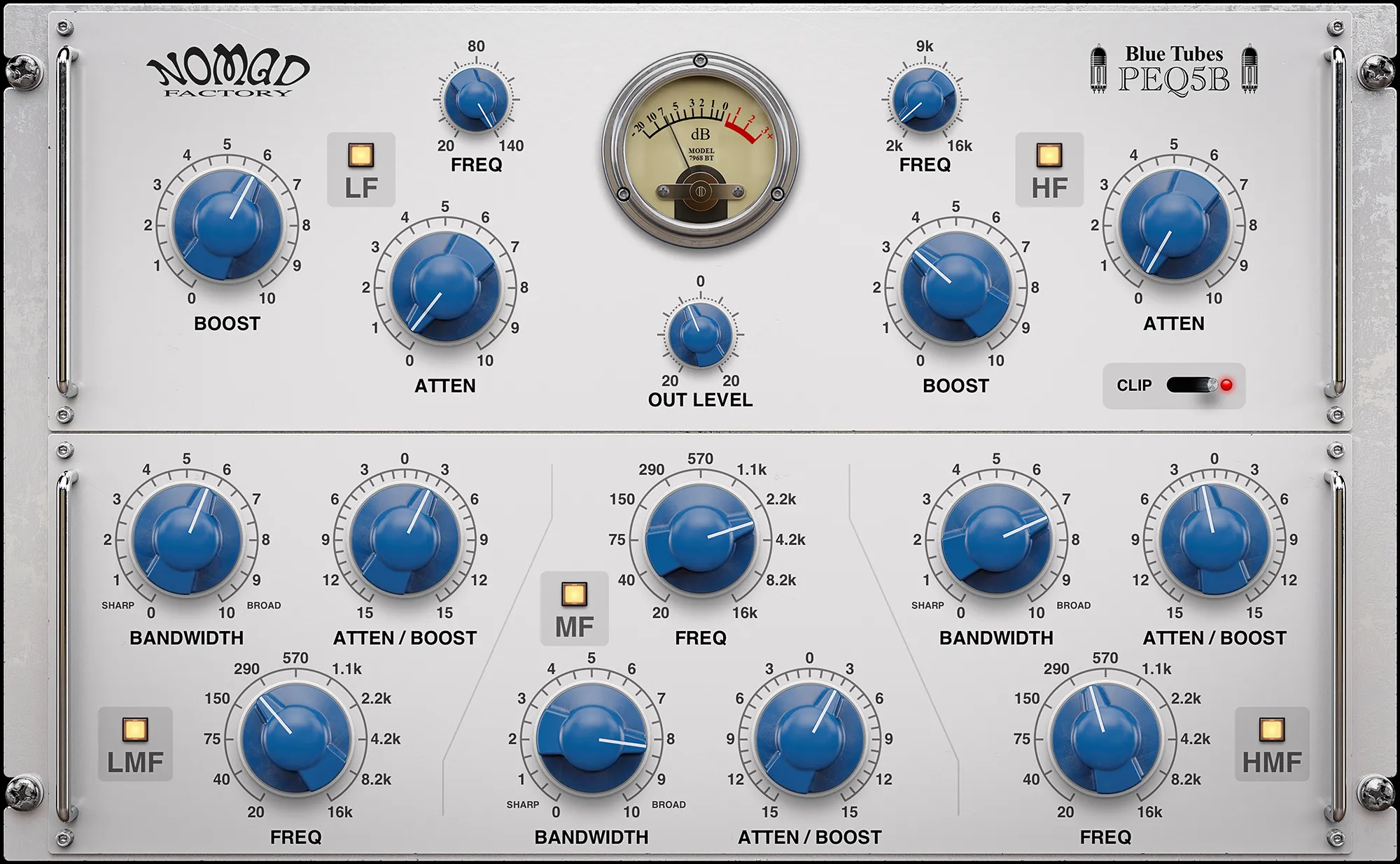 Blue Tubes Equalizer PEQ5B