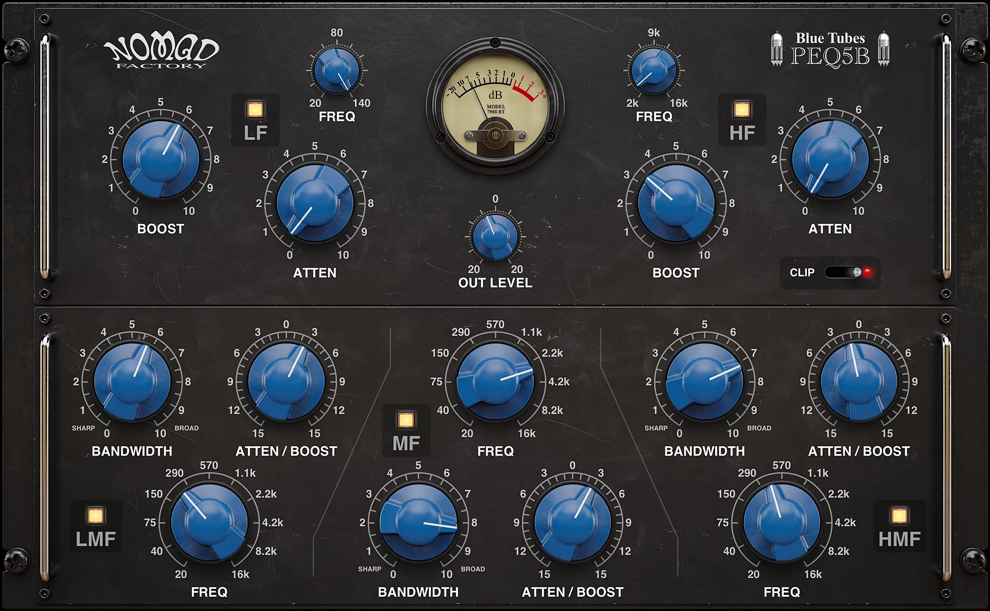 Blue Tubes Equalizer PEQ5B