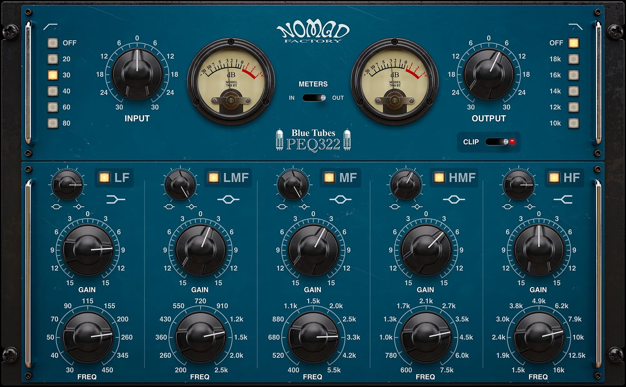 Blue Tubes Equalizer PEQ322