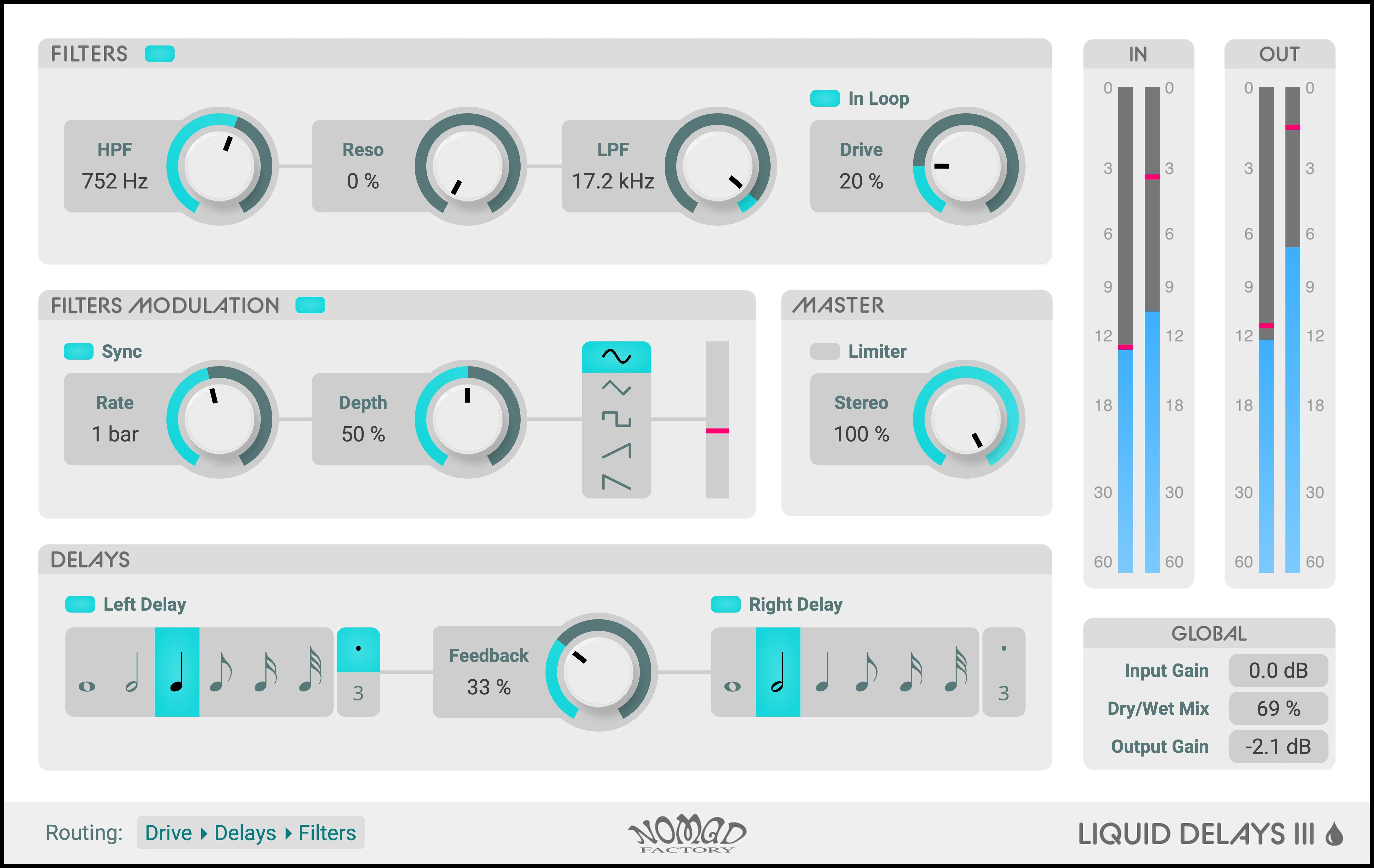 Liquid Delays III