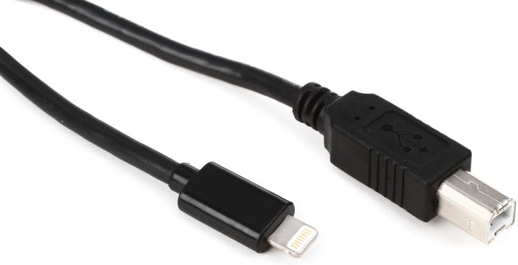 Lightning to USB B Inline iOS Connection Cable