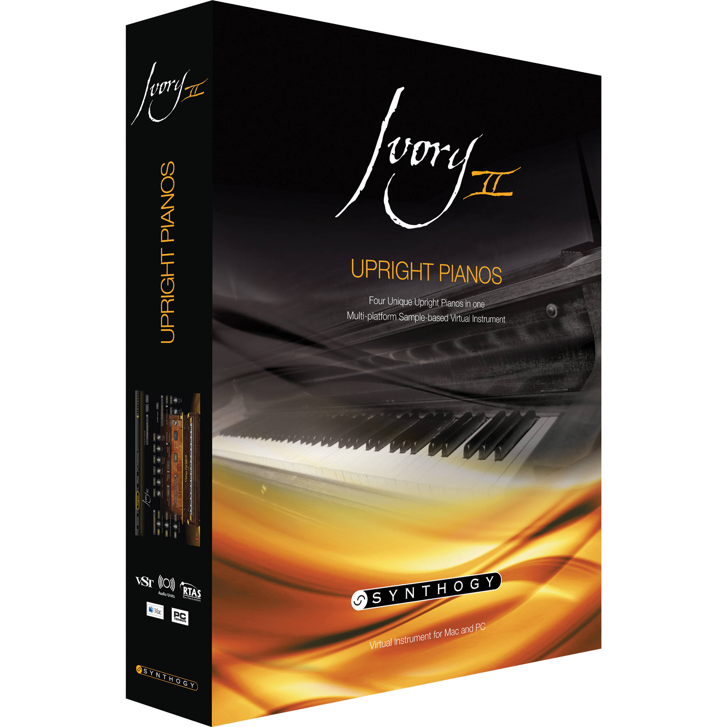 Ivory II Upright Pianos (Download)