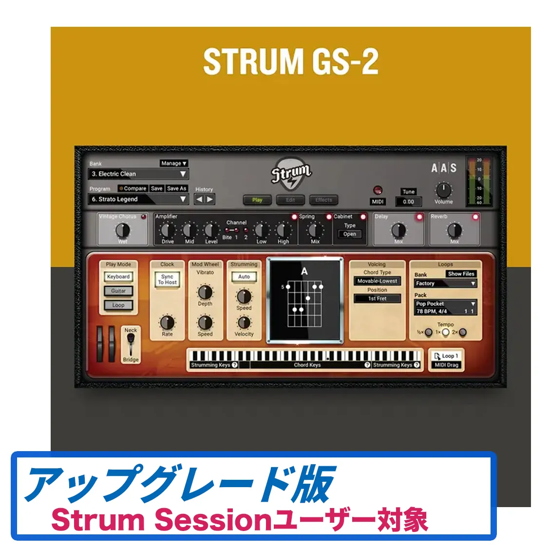 STRUM GS-2（Strum Sessionからのアップグレード版）