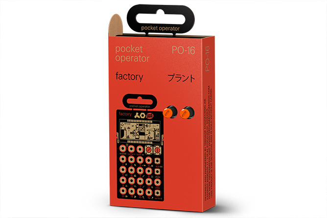 PO-16 factory ポケットサイズのシンセサイザー / ドラムマシン/ シーケンサー