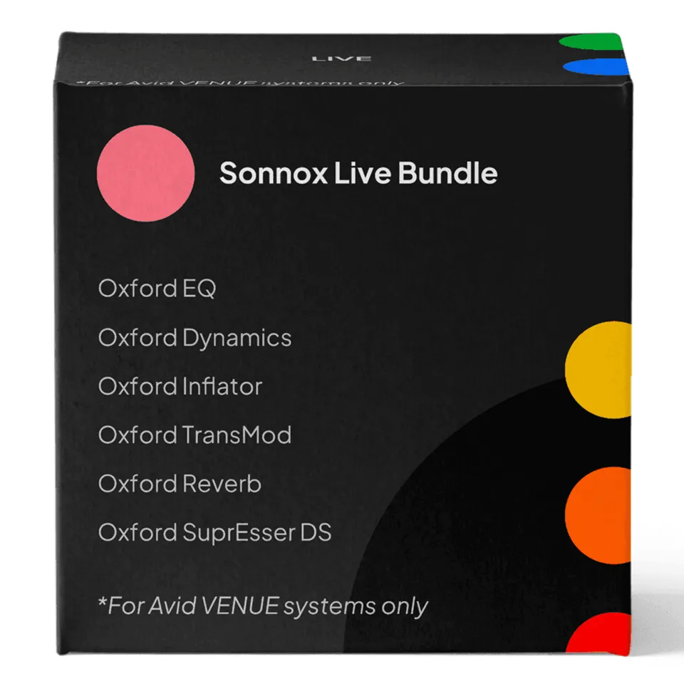 Live for Avid VENUE, S3L and S6L (6 Oxford Plug-ins)