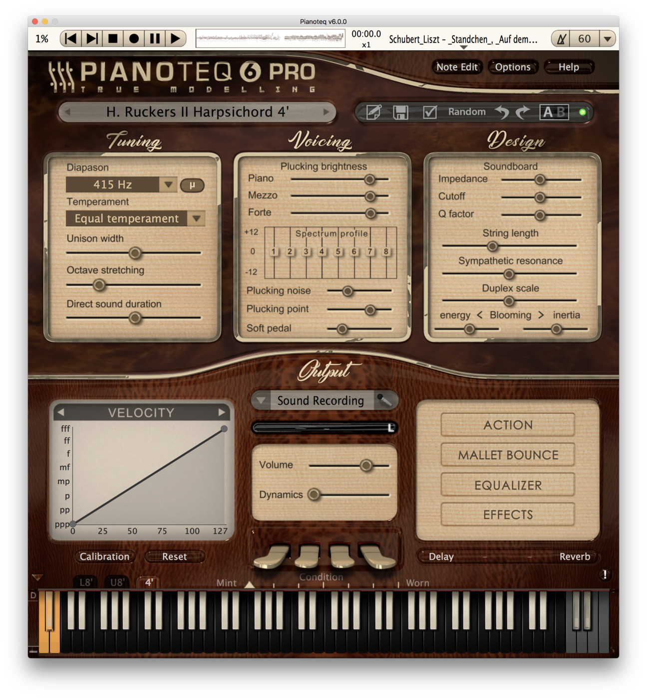 Harpsichords Hans Ruckers II add-on for Pianoteq
