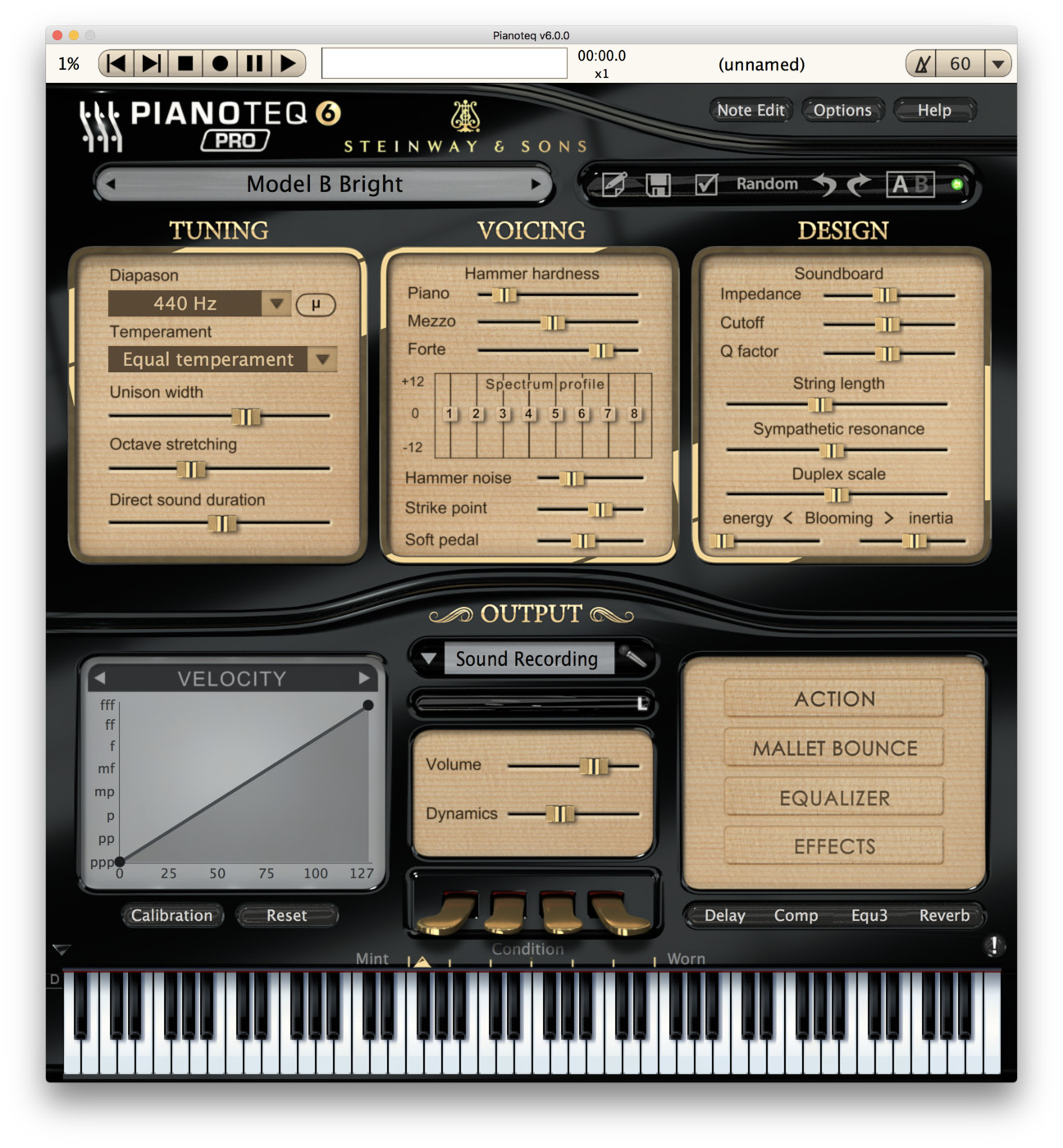 Model B Grand Piano add-on for Pianoteq