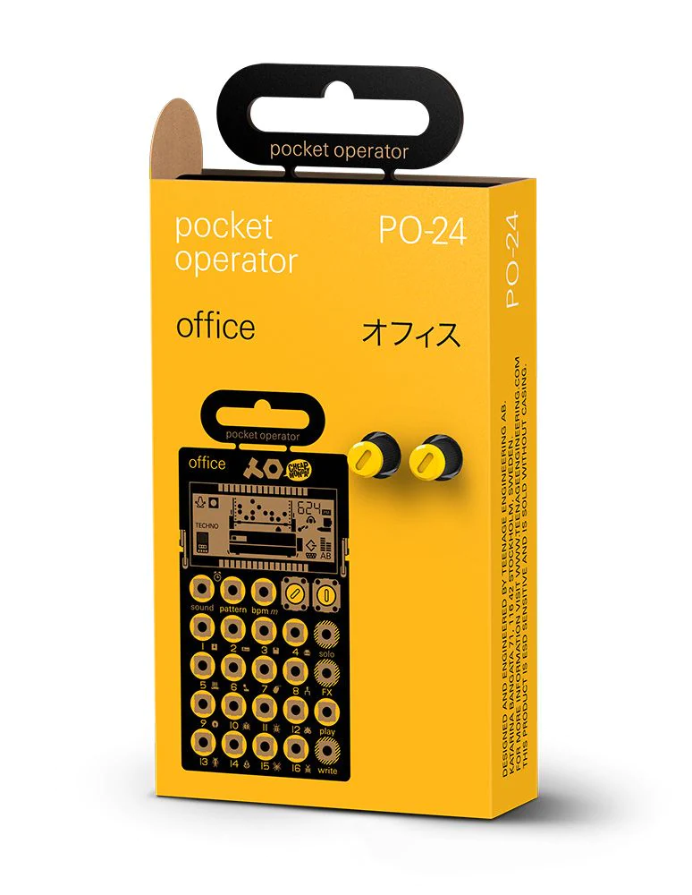 PO-24 office ポケットサイズのシンセサイザー / ドラムマシン/ シーケンサー