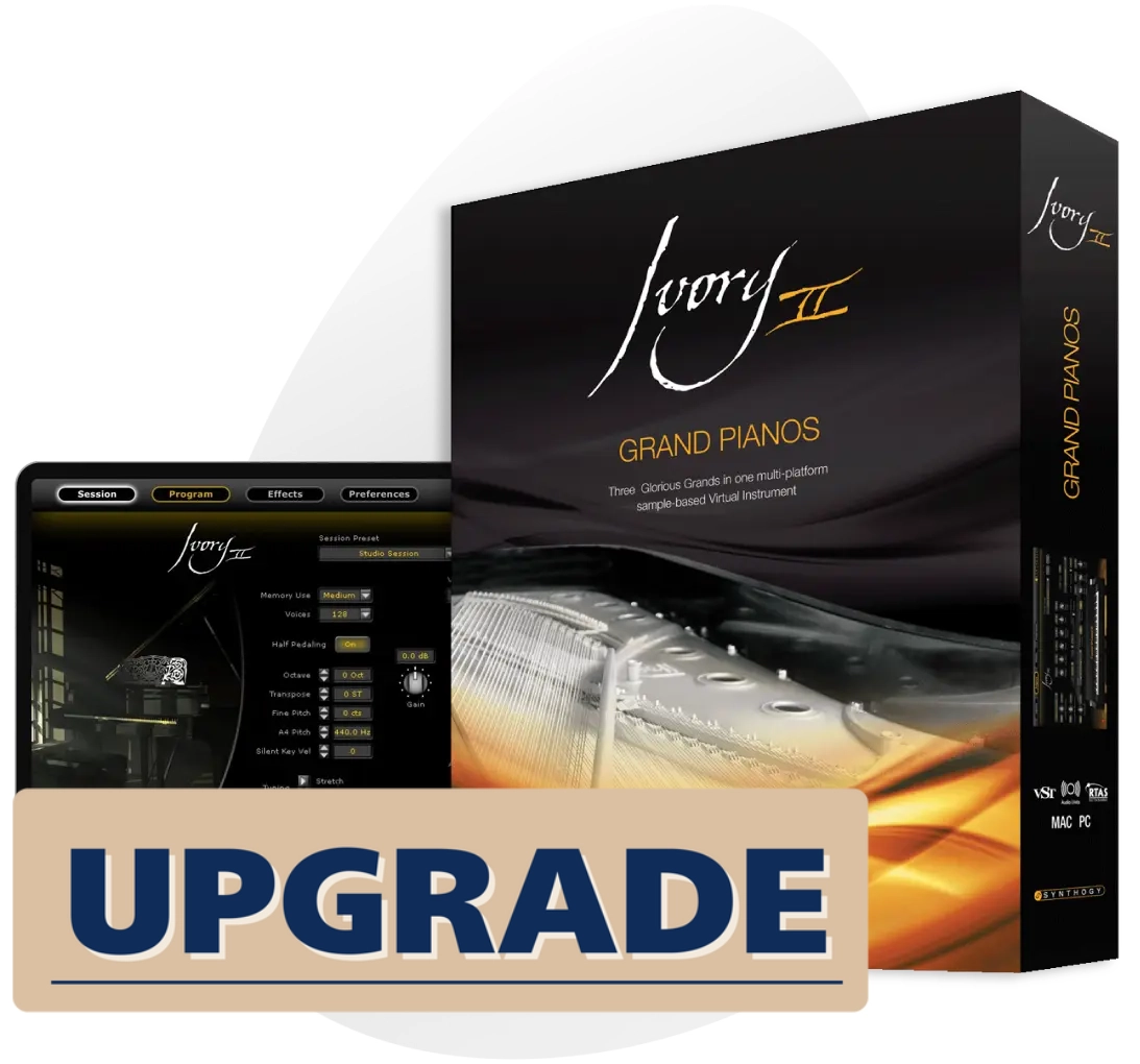 Ivory II Grand Pianos Upgrade (Download)