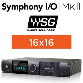 Symphony I/O MKII SoundGrid Chassis with 16 Analog In + 16 Analog Out 展示使用品