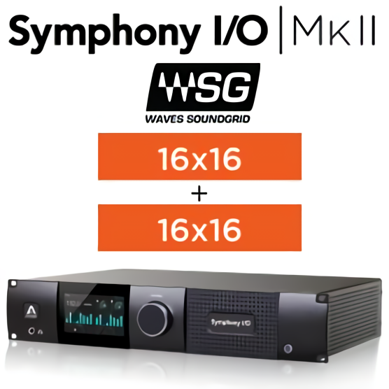 Symphony I/O MKII SoundGrid Chassis with 16 Analog In + 16 Analog Out +16 Analog In + 16 Analog Out