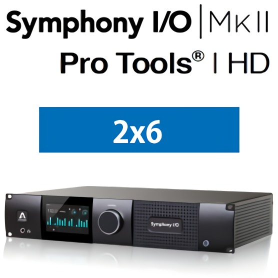 Apogee Symphony I/O MKII PTHD Chassis with 2x6 Analog I/O + 8x8 ...