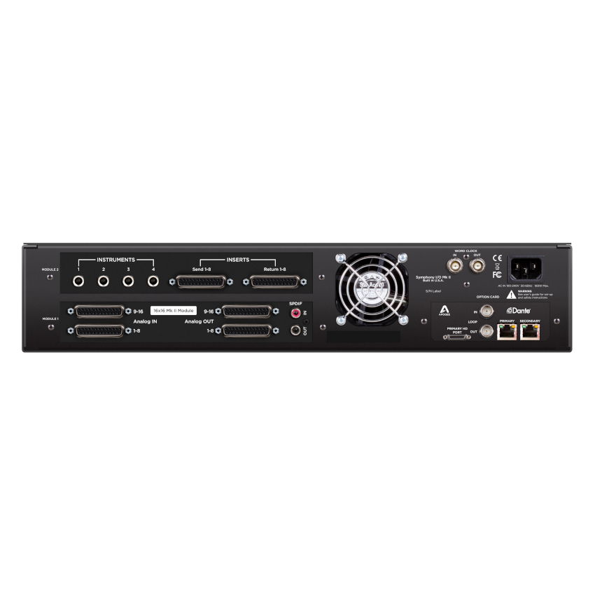 Symphony I/O MKII Dante 16x16SE + SoundID for Multichannel with Mic