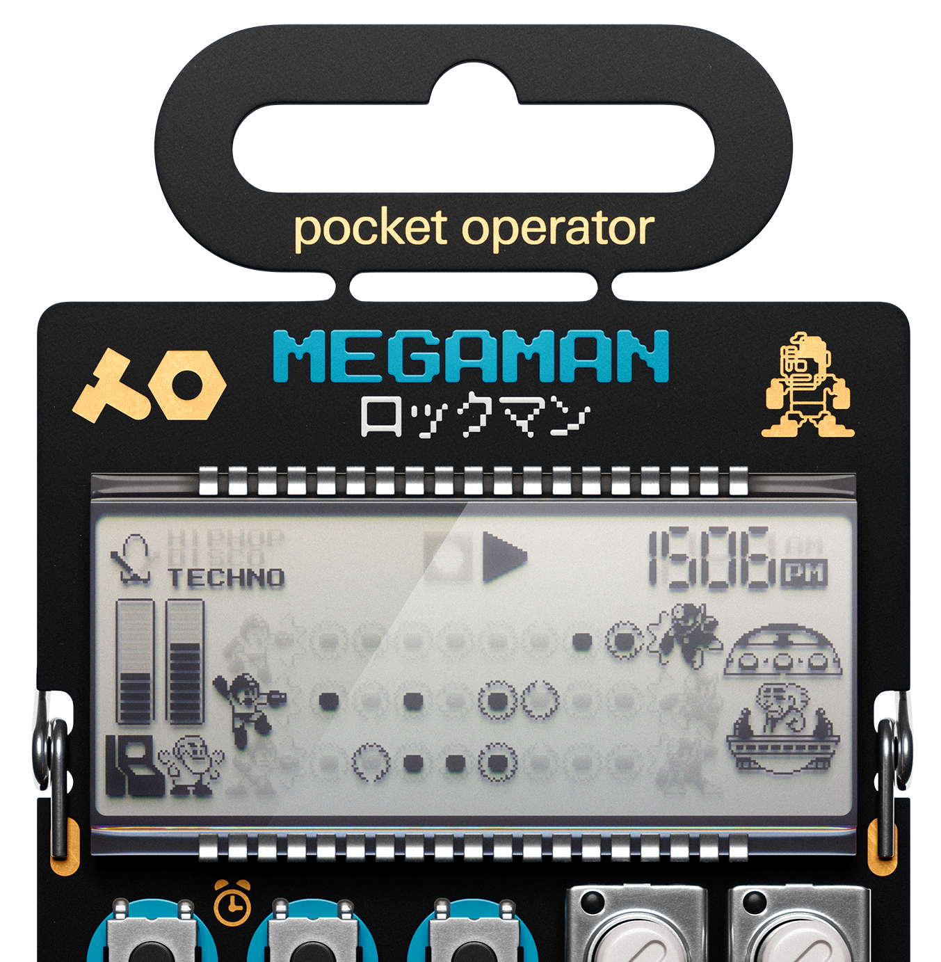 PO-128 Mega Man ポケットサイズのシンセサイザー / ドラムマシン