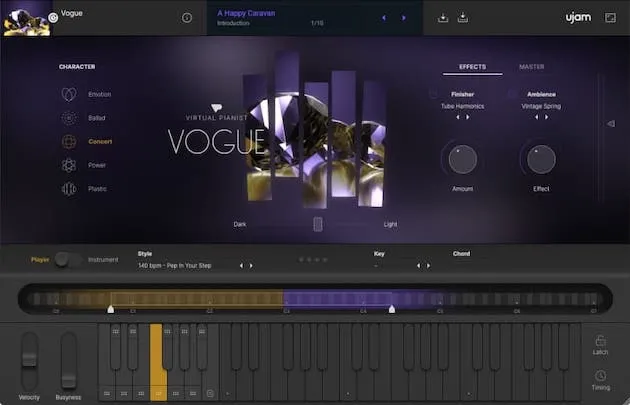 Virtual Pianist VOGUE クロスグレード