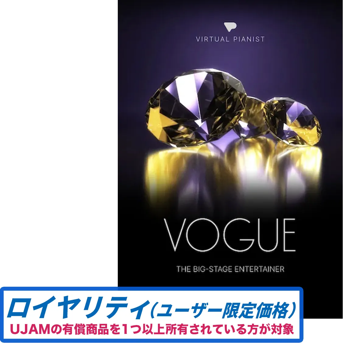 Virtual Pianist VOGUE ロイヤリティ