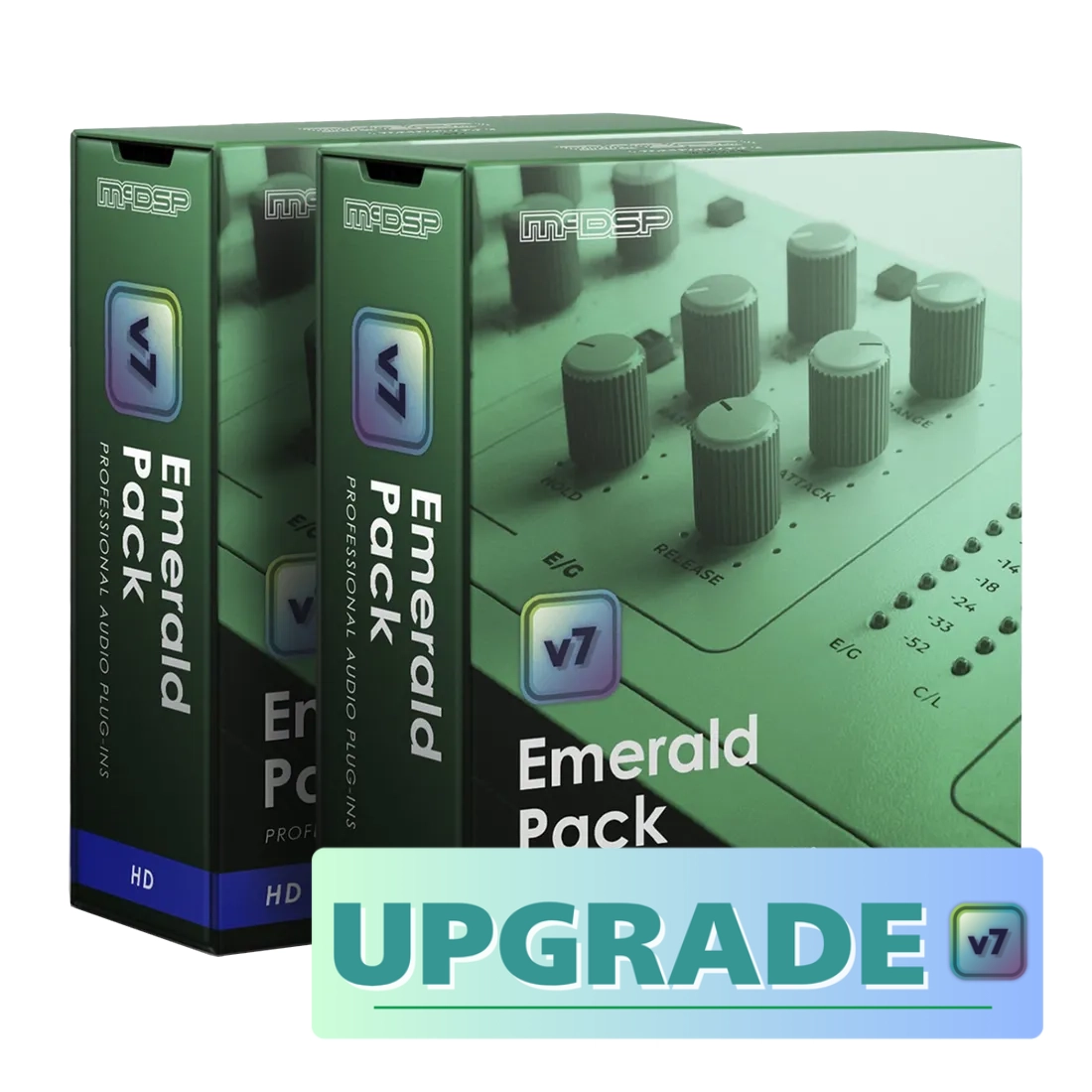 Emerald Pack HD v1 to v7 (Adds 6030 Ultimate Compressor, Channel G Compact, DE555, FutzBox, ML4000, NF575 and VST3/AU, M1, 2nd auth)
