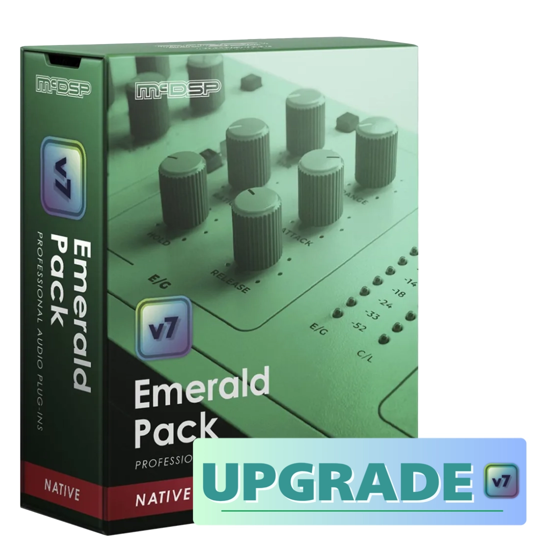 Emerald Pack Native v3 to v7 (Adds 6030 Ultimate Compressor, Channel G Compact and VST3/AU, M1, 2nd auth)