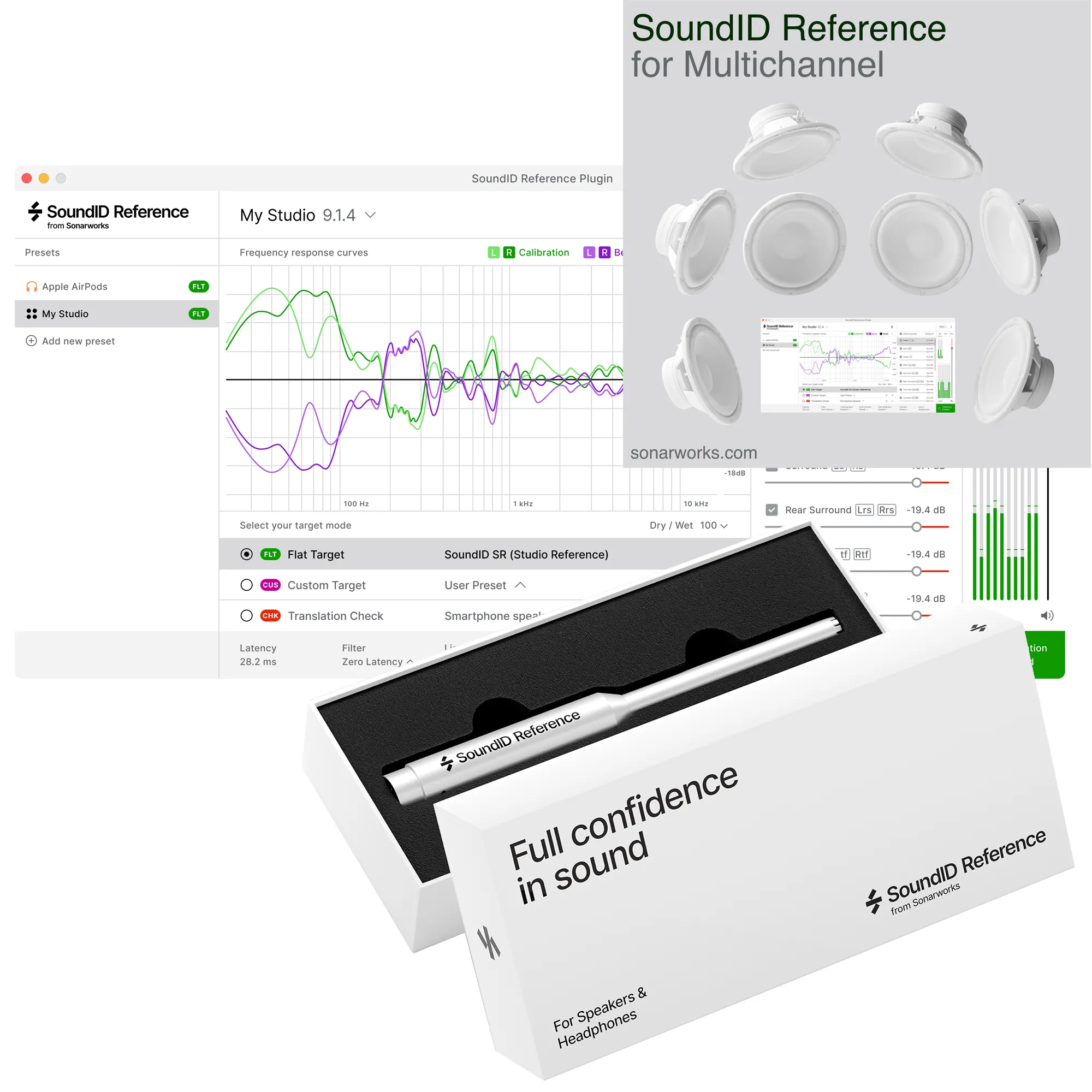 SoundID Reference for Multichannel with Measurement Microphone (retail box)