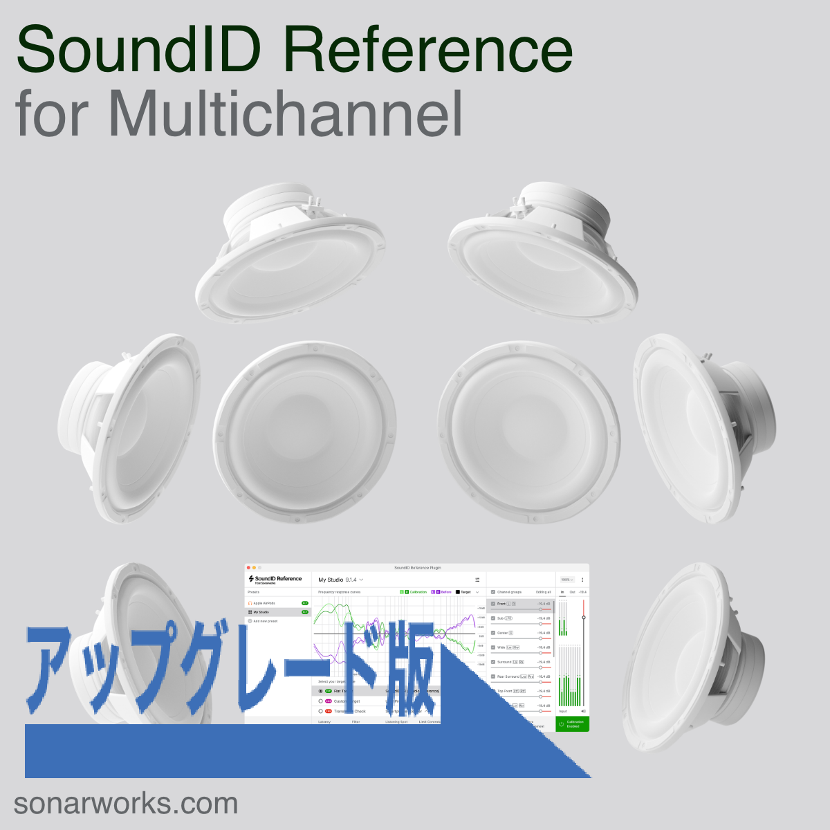 Upgrade from Reference 4 Studio Edition to SoundID Reference for Multichannel (key only)