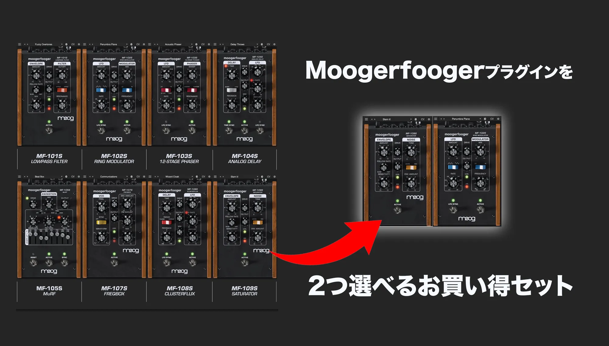 MoogerFooger Pick 2 Software Bundle	