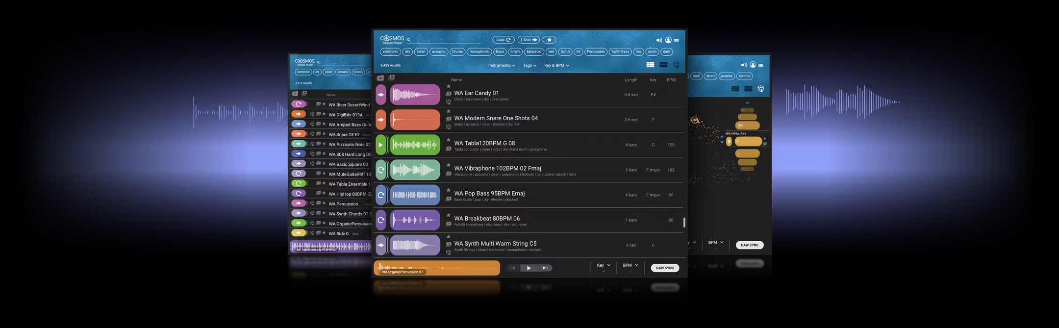 COSMOS Sample Finder