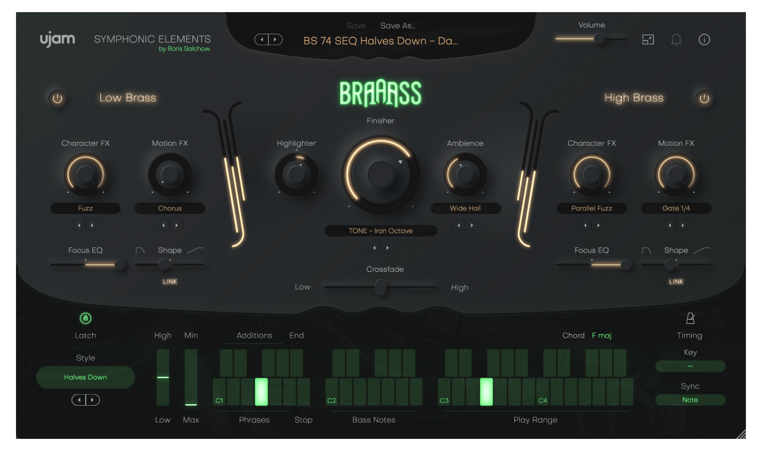 Symphonic Elements BRAAASS クロスグレード