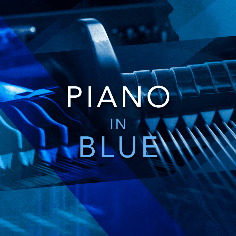 Piano in Blue