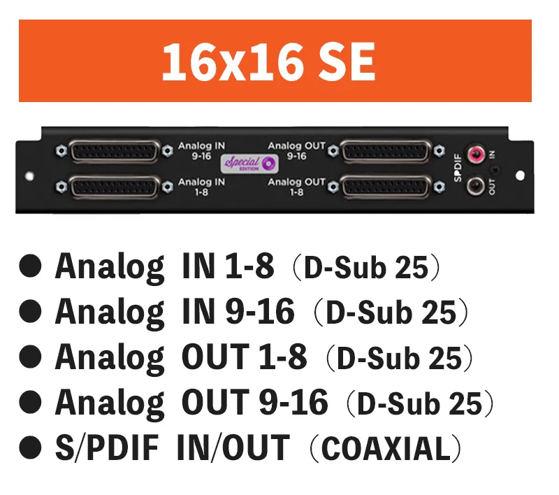 16x16 SE（Symphny I/O MK II専用モジュール）