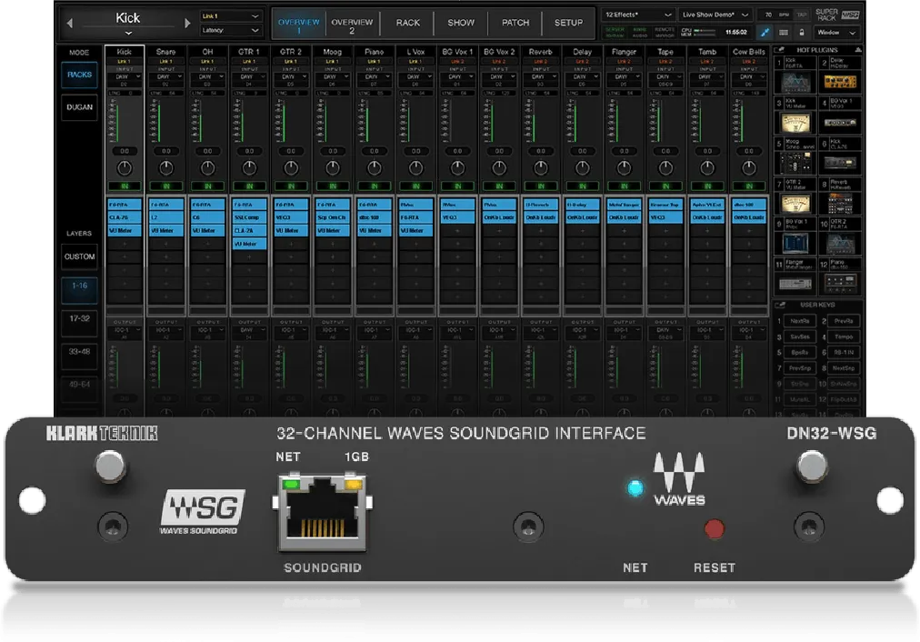 DN32-WSG I/O Card + SuperRack SoundGrid license