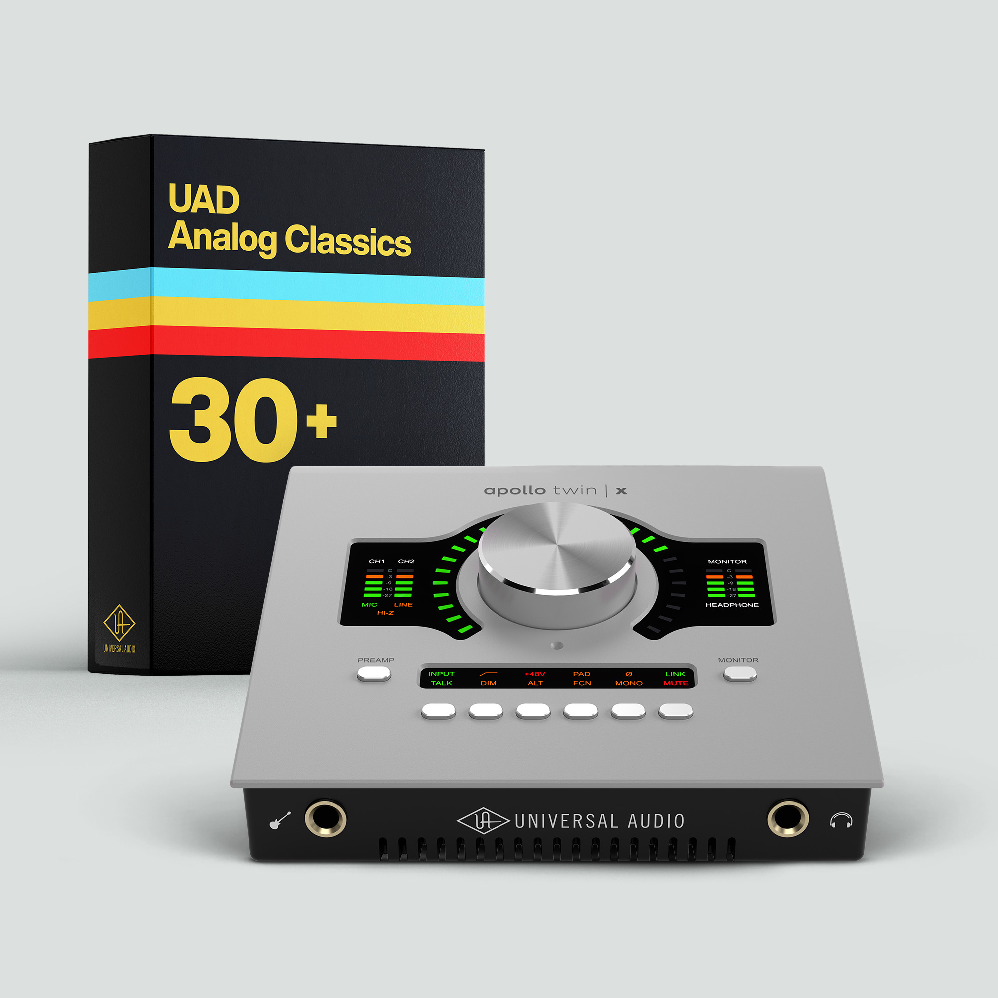 Apollo Twin X QUAD | Gen 2 Thunderbolt Audio Interface with UAD Analog Classics Pro