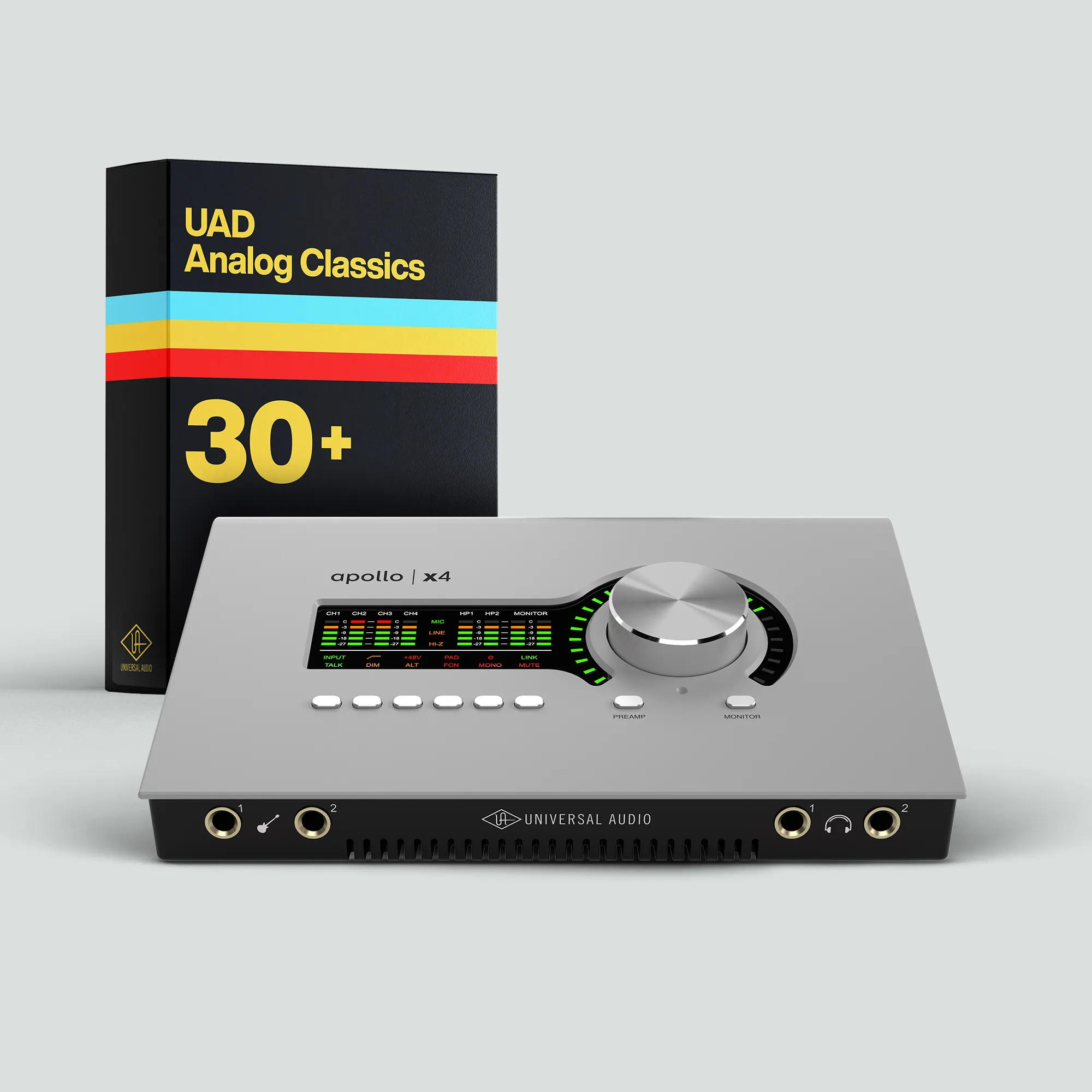 Apollo x4 | Gen 2 Thunderbolt Audio Interface with UAD Analog Classics