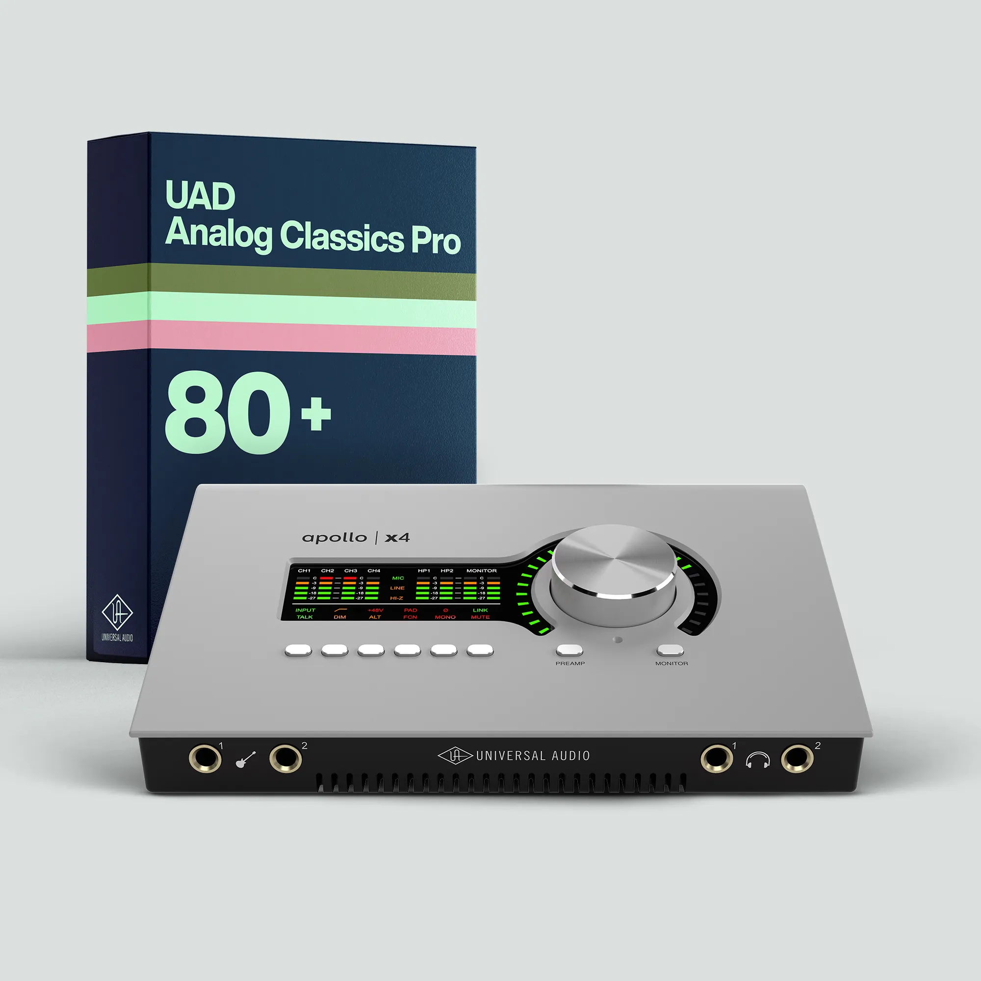 Apollo x4 | Gen 2 Thunderbolt Audio Interface with UAD Analog Classics Pro 