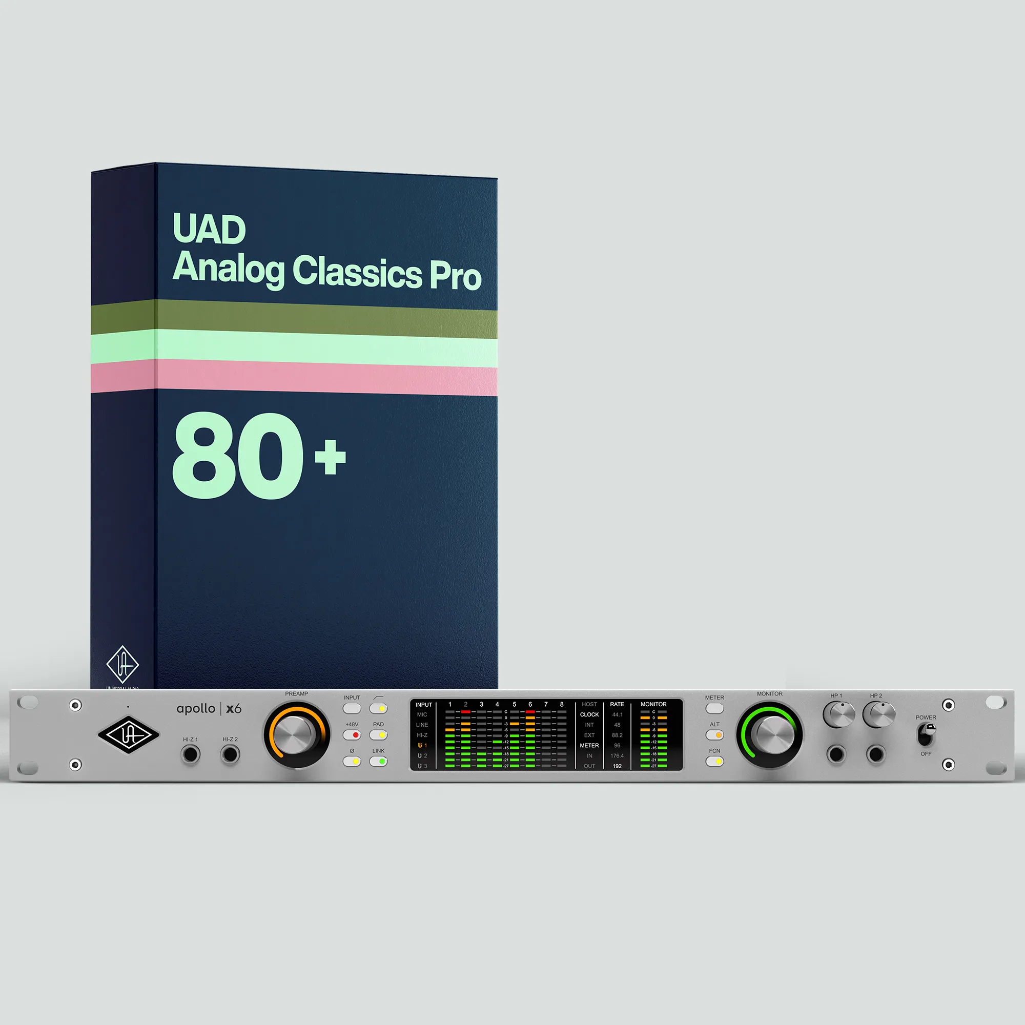 Apollo x6 | Gen 2 Thunderbolt Audio Interface with UAD Analog Classics Pro