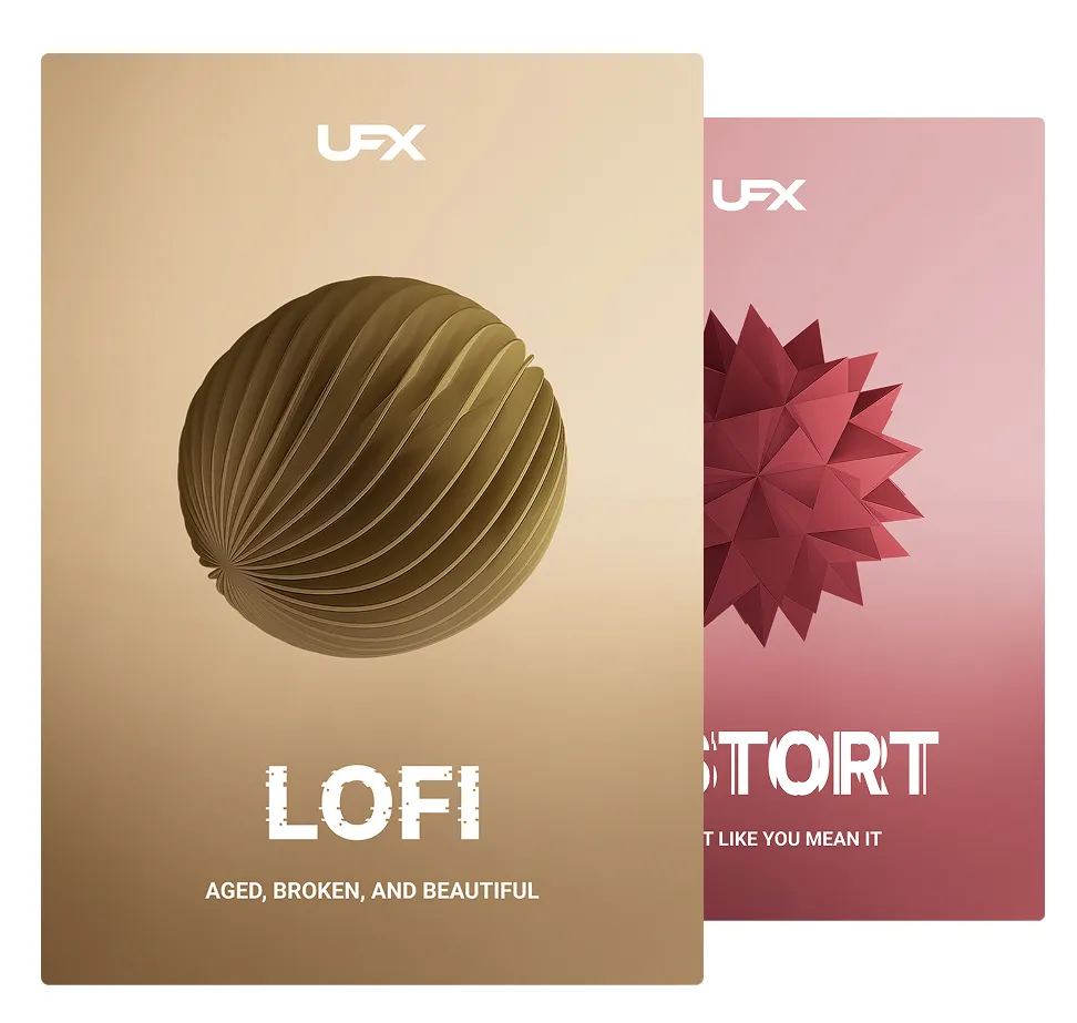 UFX LOFI ＆ DISTORT Bundle ロイヤリティ（12月28日までの限定販売）