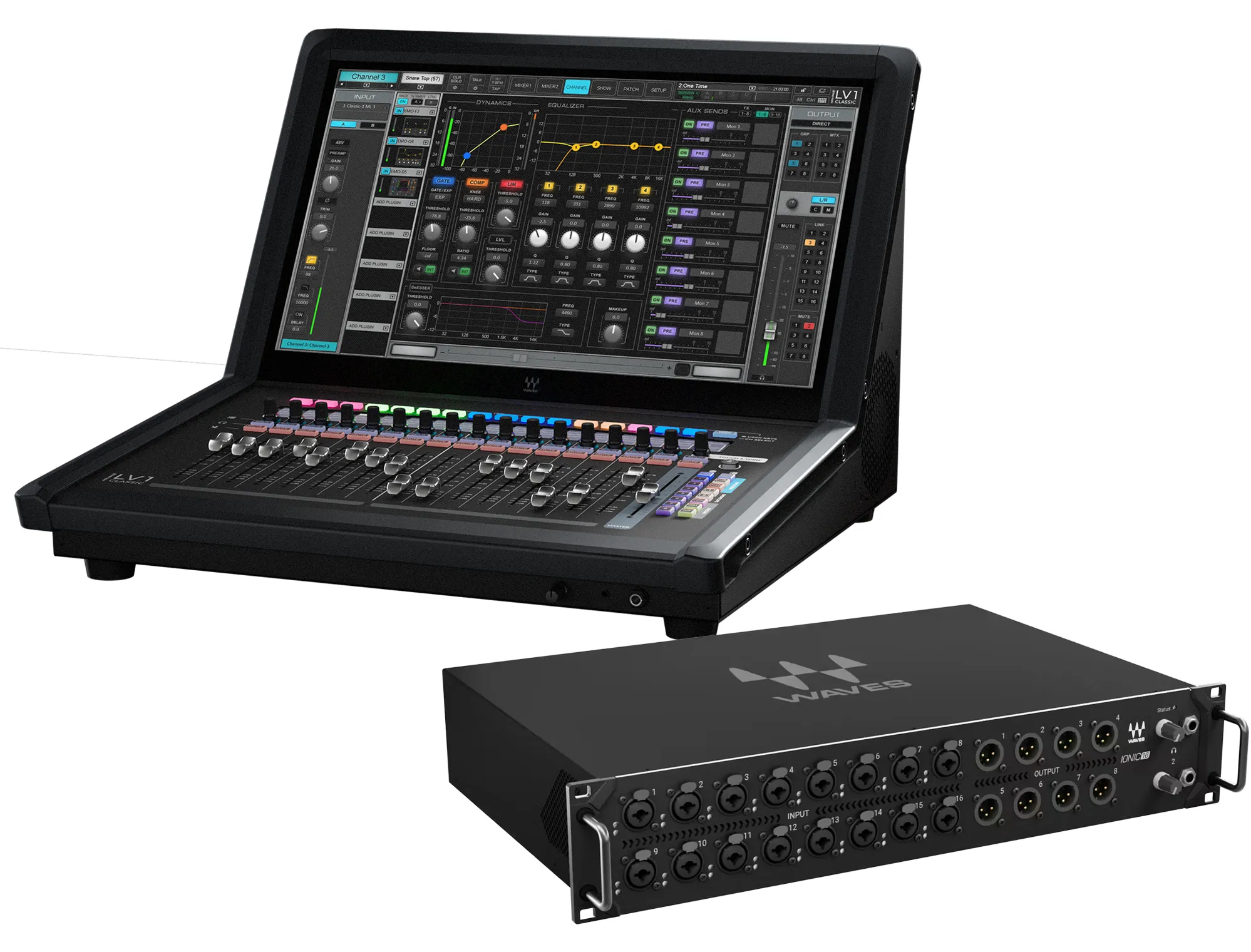 eMotion LV1 Classic + IONIC 16 Live Mixing System