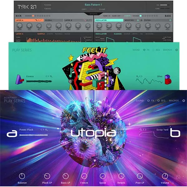 Electronic Dance Bundle (TRK-01 / Feel It / Utopia)