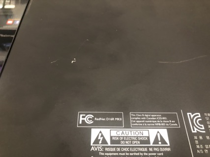 REDNET D16R MKII／整備済品