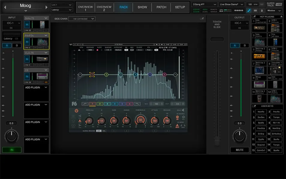 SuperRack SoundGrid + WSG-PY64 for DM7 Live Plugin System